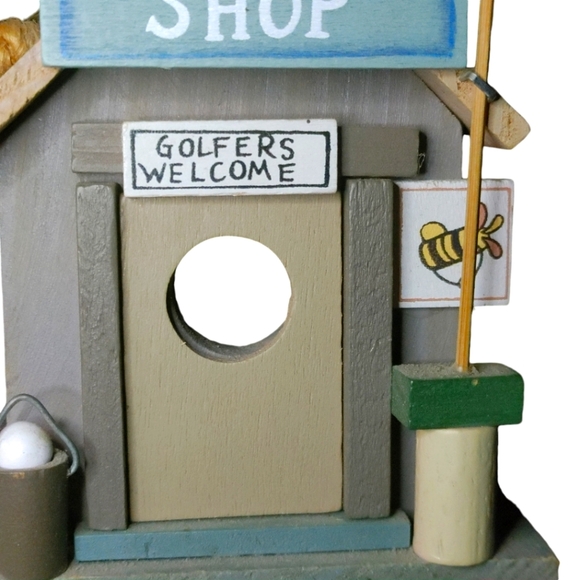 Wind Chime Golf Pro Shop Hand Made & Painted, Kitchie. For the Family Golfer - Picture 2 of 10
